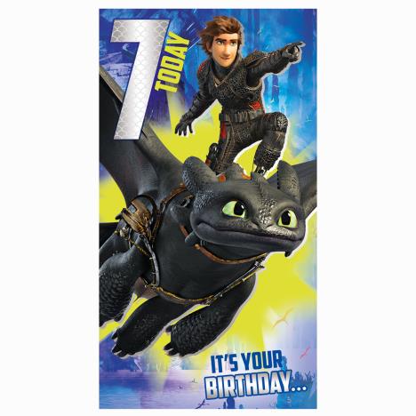 7 Today How to Train your Dragon 7th Birthday Card £2.45